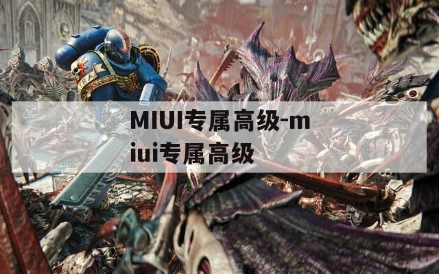 MIUI专属高级-miui专属高级