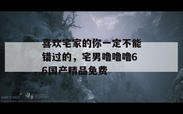 喜欢宅家的你一定不能错过的，宅男噜噜噜66国产精品免费