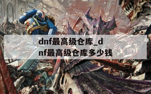 dnf最高级仓库_dnf最高级仓库多少钱