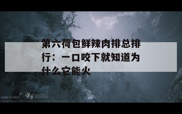 第六荷包鲜辣肉排总排行：一口咬下就知道为什么它能火