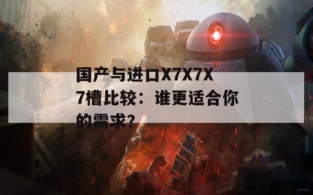 国产与进口X7X7X7槽比较：谁更适合你的需求？