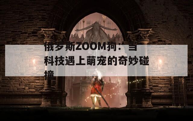 俄罗斯ZOOM狗：当科技遇上萌宠的奇妙碰撞