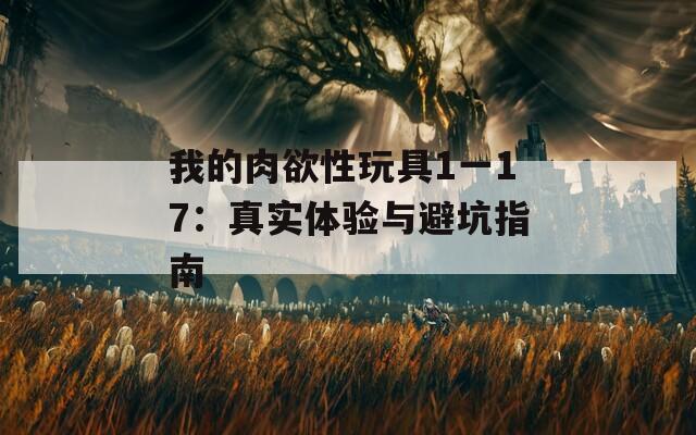 我的肉欲性玩具1一17：真实体验与避坑指南