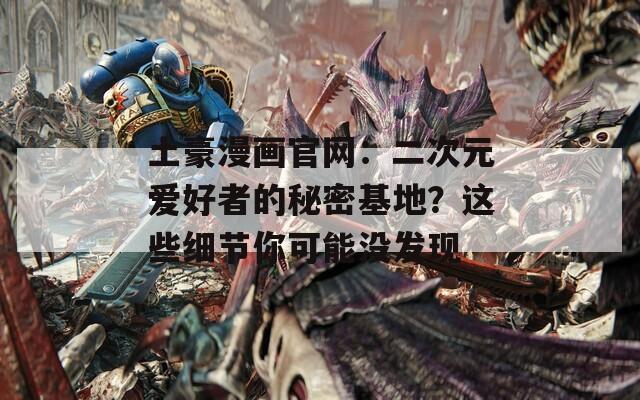 土豪漫画官网：二次元爱好者的秘密基地？这些细节你可能没发现