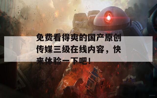 免费看得爽的国产原创传媒三级在线内容，快来体验一下吧！