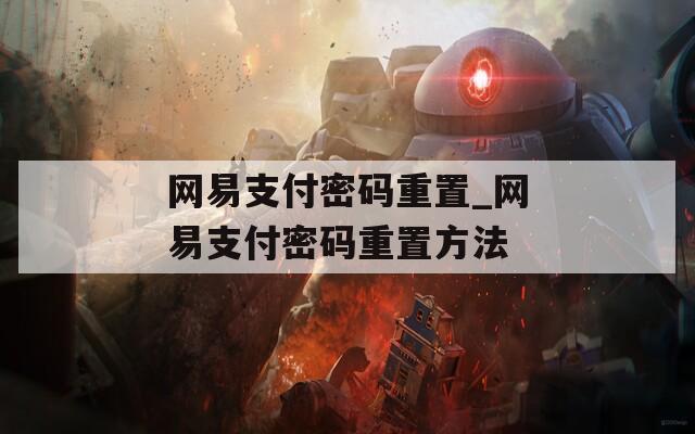 网易支付密码重置_网易支付密码重置方法