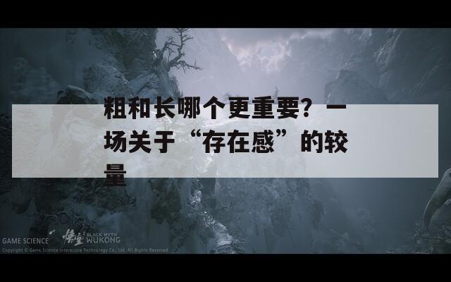 粗和长哪个更重要？一场关于“存在感”的较量