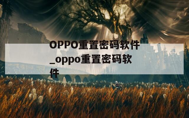 OPPO重置密码软件_oppo重置密码软件