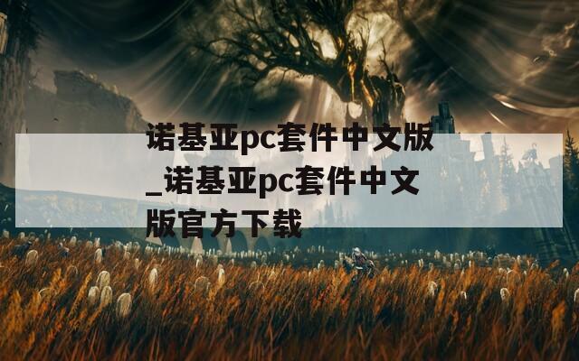 诺基亚pc套件中文版_诺基亚pc套件中文版官方下载